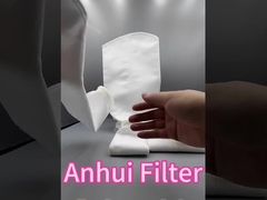 کیسه فیلتر نایلونی توری 60 میکرونی حلقه ای آویزان با حلقه پلاستیکی