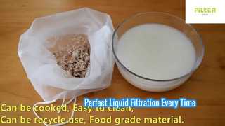 کیسه فیلتر توری نایلونی درجه مواد غذایی برای فیلتراسیون مایعات