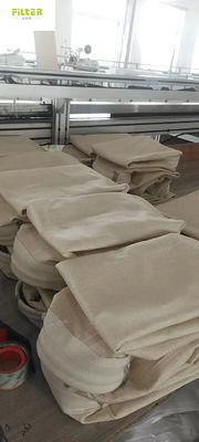 کیسه های فیلتر گردآورنده گرد و غبار Nomex Aramid با SS Ring Top