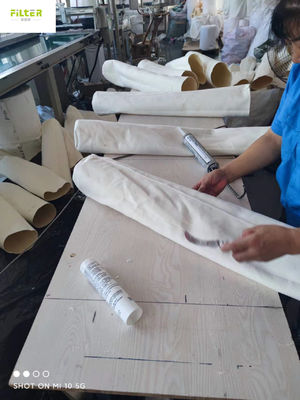 500GSM Nomex PTFE جوراب فیلتر غشا با حلقه SS