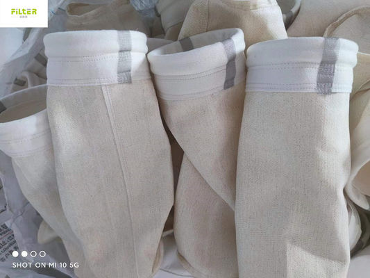 SS304 Snapband Aramid Nomex Filter Bag با رشته دوخت PTFE