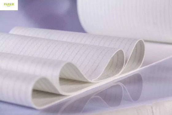 پارچه فیلتر ضد استاتیک دمای طبیعی پلی استر بدون بافت
