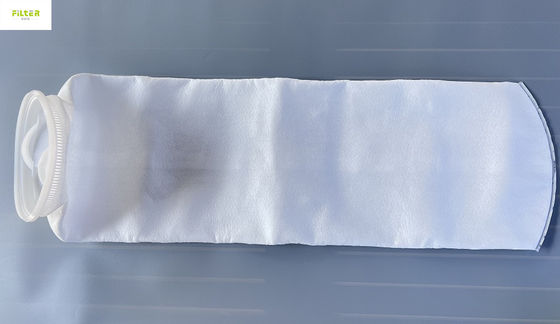 آکواریوم 10 میکروونی کیسه فیلتر مایع PP با حلقه پلاستیکی 7 "X32"