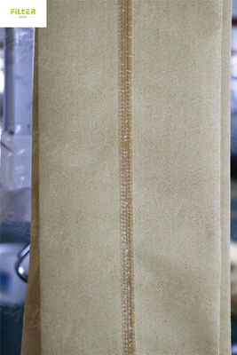 پلی استر PP Nomex PPS PTFE P84 فیبرگلاس فیلتر آستین 350gsm ~ 850gsm