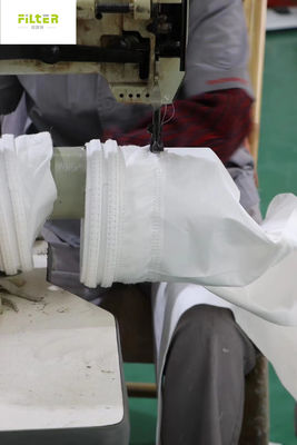 کیسه فیلتر جمع آوری کننده گرد و غبار Ptfe Polyester Pps Aramid P84 Pp