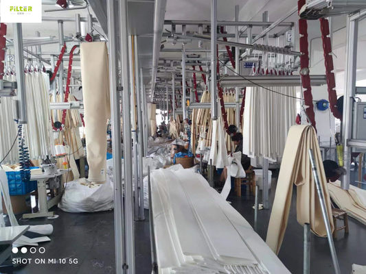 جوراب های فیلتر صنعتی نامکس آرامید با چسب سیلیکونی با دمای بالا