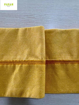 کیسه فیلتر 100٪ P84 سوزن برای جمع آوری گرد و غبار پالس جت 550g نفوذ هوا خوب