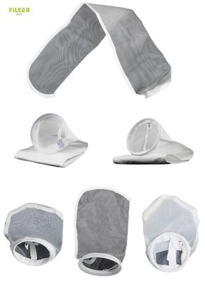 کیسه فیلتر مایع نایلون PP پلی استر مقاوم در برابر دمای بالا برای صنعت کاغذ