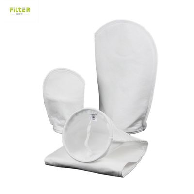 کیسه فیلتر مایع پایین داغ ذوب شده با حلقه پلاستیکی برای نصب آسان مقاومت قلیایی بلند