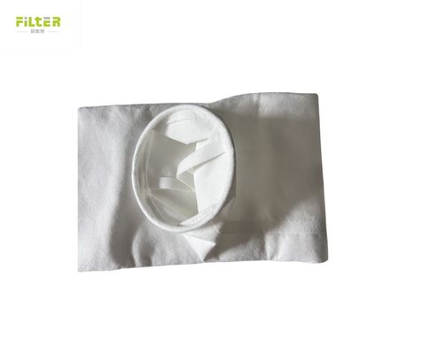 کیسه فیلتر پلی استر برای جمع آوری گرد و غبار در محیط های مرطوب و اسیدی در صنایع سیمان و معدن با نوار بالا SS Snapband