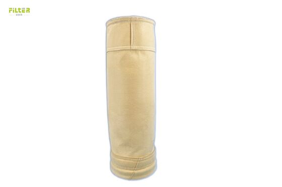 کیسه فیلتر آرامید با عمر طولانی ساخته شده با فیبر متی آرامید برای مقاومت در برابر دمای بالا و مواد شیمیایی در صنایع صنعتی