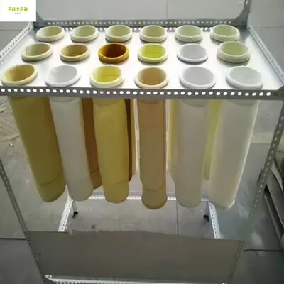 کیسه های فیلتر جمع آوری کننده گرد و غبار ساخته شده از پلی استر Nomex PTFE PPS P84 فیبرگلاس برای جمع آوری گرد و غبار در معدن زیمنی زغال سنگ و فولاد