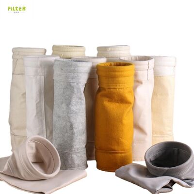Nomex Polyester PPS P84 PTFE نیدل پانچ فلت فیلتر کیسه برای دیگهای بخار صنعتی