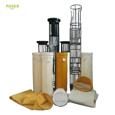 طول عمر طولانی P84 آرامید پلی استر PPS کیسه فیلتر PTFE برای کارخانه فولاد