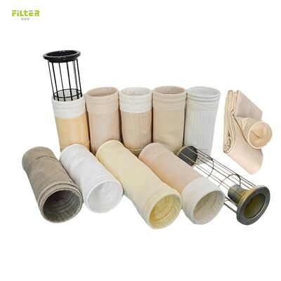 Long life P84 PTFE Filter Bags Made from 550 GSM P84 Filter Cloth for in Various Industrial Dust Collection and Filtration Systems