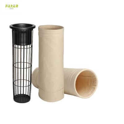 کیسه های فیلتر PPS تولید شده با شدت قوی و عملیات تکمیلی عالی برای در کارخانه سیمان و دیگ بخار زغال سنگ