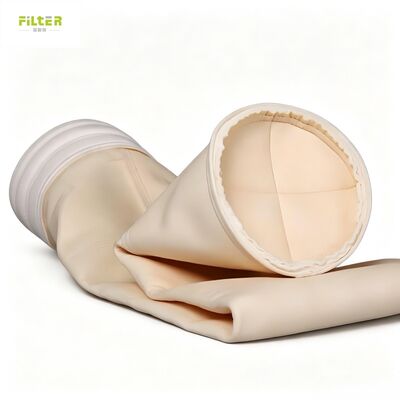 OEM Aramid Nomex PPS کیسه فیلتر پلی استر PTFE برای فیلتر هوا