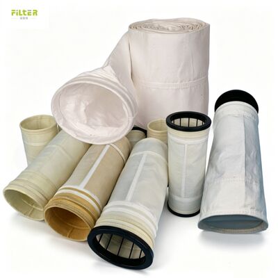 فیلتر گرد و غبار با مقاومت بالا Polyester Nomex Fiberglass PPS برای جمع آوری گرد و غبار دیگ