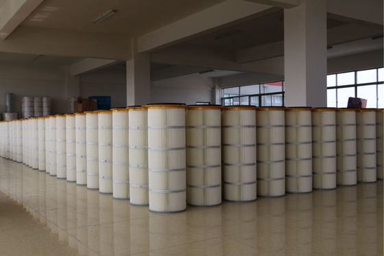 کارتریج فیلتر فلزی با پوشش آهن سه - لگز برای غلظت گرد و غبار بزرگ