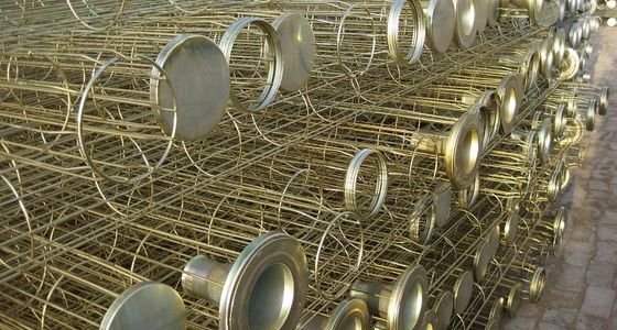 کیسه فیلتر جمع آوری گرد و غبار قفس ارگانو سیلیکون گالوانیزه فولاد ضد زنگ فولاد کربن