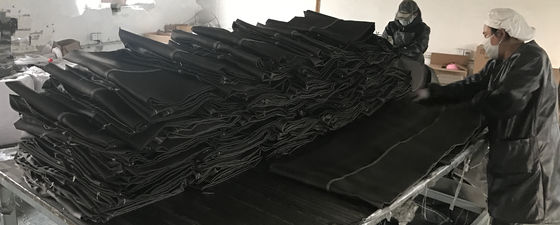 پاکسازی گرد و غبارگلاس فیبرگلاس کیسه های فیلتر 630GSM مقاوم در برابر دمای بالا