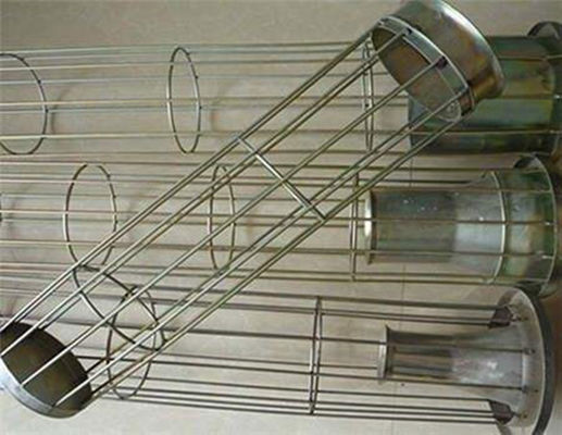 کیسه فیلتر جمع آوری گرد و غبار قفس ارگانو سیلیکون گالوانیزه فولاد ضد زنگ فولاد کربن