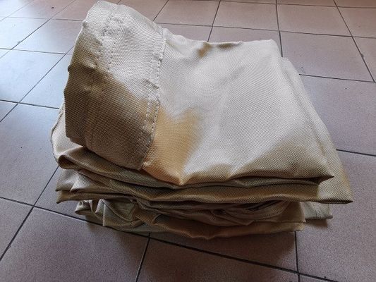 کیسه فیلتر ضد آب و روغن فیبرگلاس با دمای بالا برای کارخانه سیمان