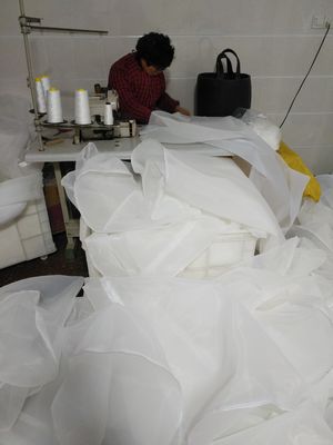 کیسه فیلتر مایکرون سفید / صنعت کیسه فیلتر مایع PP PE