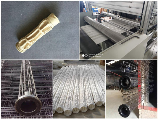 فلترهای فلتر کننده گرد و غبار نیروگاه پلی استر / آرامید / PPS / PTFE