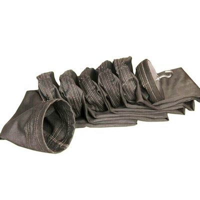 کیسه فیلتر فیبرگلاس با دمای بالا 630GSM 7 حلقه 260 درجه برای نیروگاه