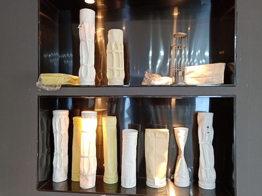 جمع آوری کننده گرد و غبار PPS پولیستر آرامید کیسه فیلتر هوا ستاره پلات