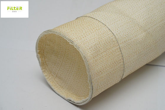 Nomex Aramid PPS P84 کیسه فیلتر گرد و غبار PTFE 450-550g