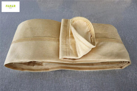 Nomex Aramid PPS P84 کیسه فیلتر گرد و غبار PTFE 450-550g