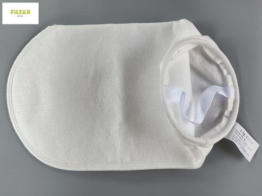 کیسه فیلتر مایع نایلون PE با حلقه پلاستیکی یا SS304