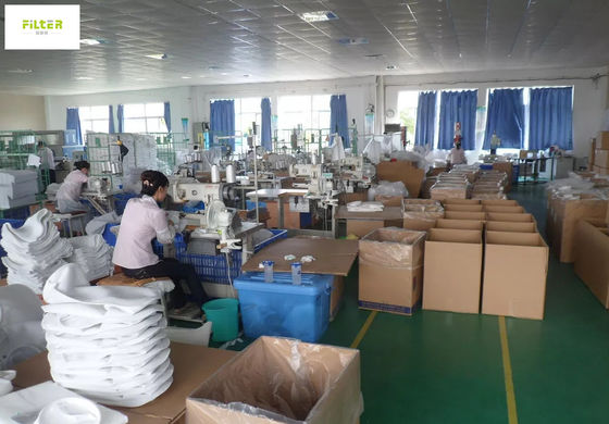 گرم ذوب 100 مایکرون کیسه فیلتر آب PP با حلقه فولادی